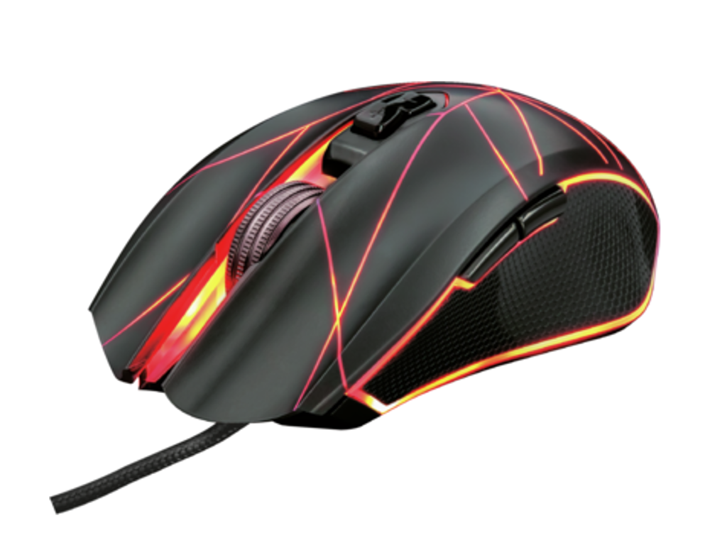 Trust GXT 160 Ture Illuminated fekete gamer egér