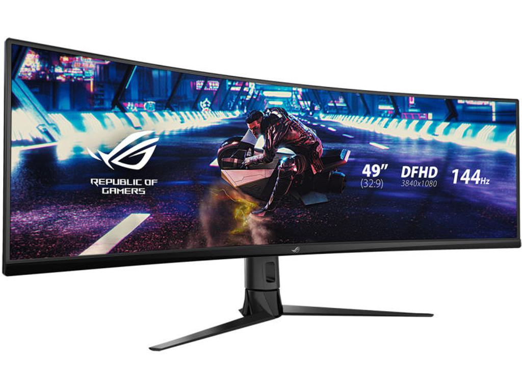 ASUS ROG STRIX XG49VQ - 49 Colos Fekete 4K UHD 32:9 144HZ 4ms ívelt WLED VA Monitor