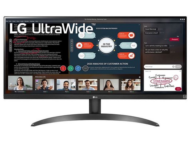 LG 29WP500-B - 29 colos 21:9 UltraWide FHD IPS HDR10 AMD FreeSync Fekete Monitor