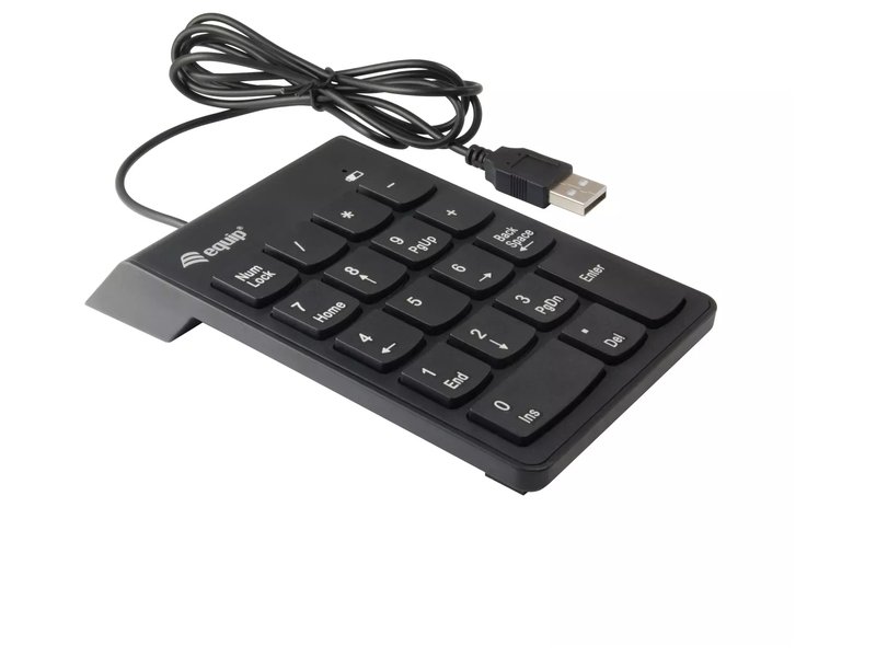 Equip USB Numeric Keypad fekete numerikus billentyűzet